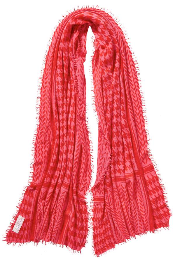 Pur Schoen Schal milano melone-chili red Saisonale Angebote