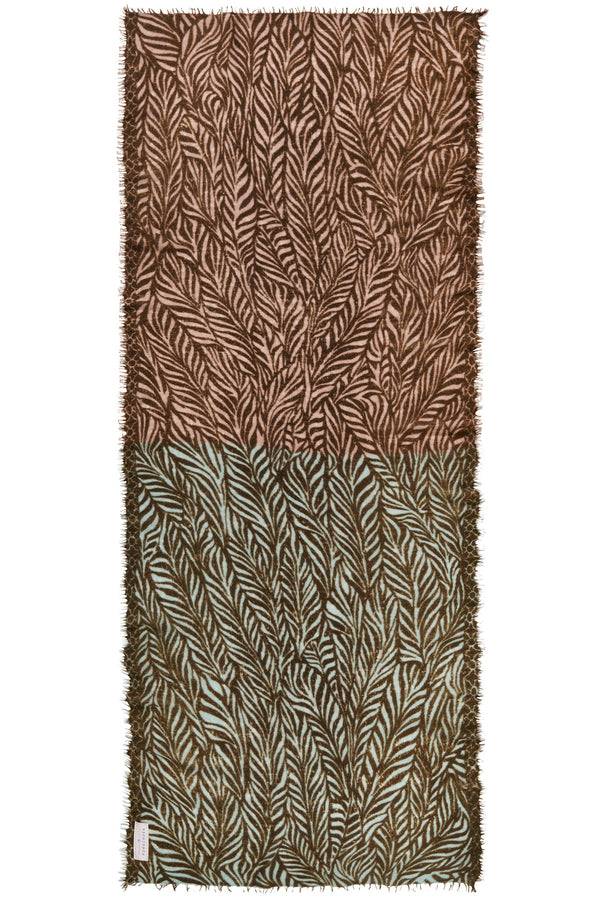 Pur Schoen Schal leafgarden multi oliv Sonderangebote