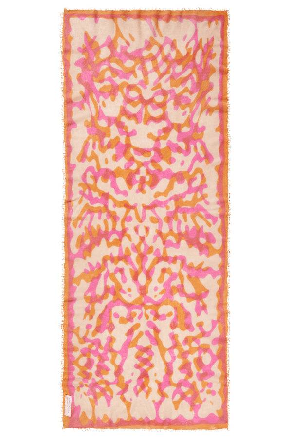 Pur Schoen Schal kalahari orange-puder pink Letzte 2 Tage