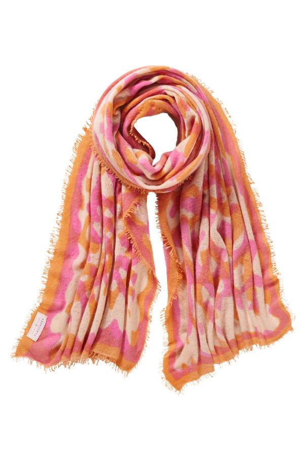 Pur Schoen Schal kalahari orange-puder pink Letzte 2 Tage