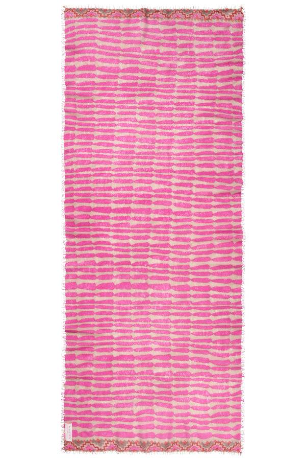 Pur Schoen Schal habbat pink-camel Fabrikladen