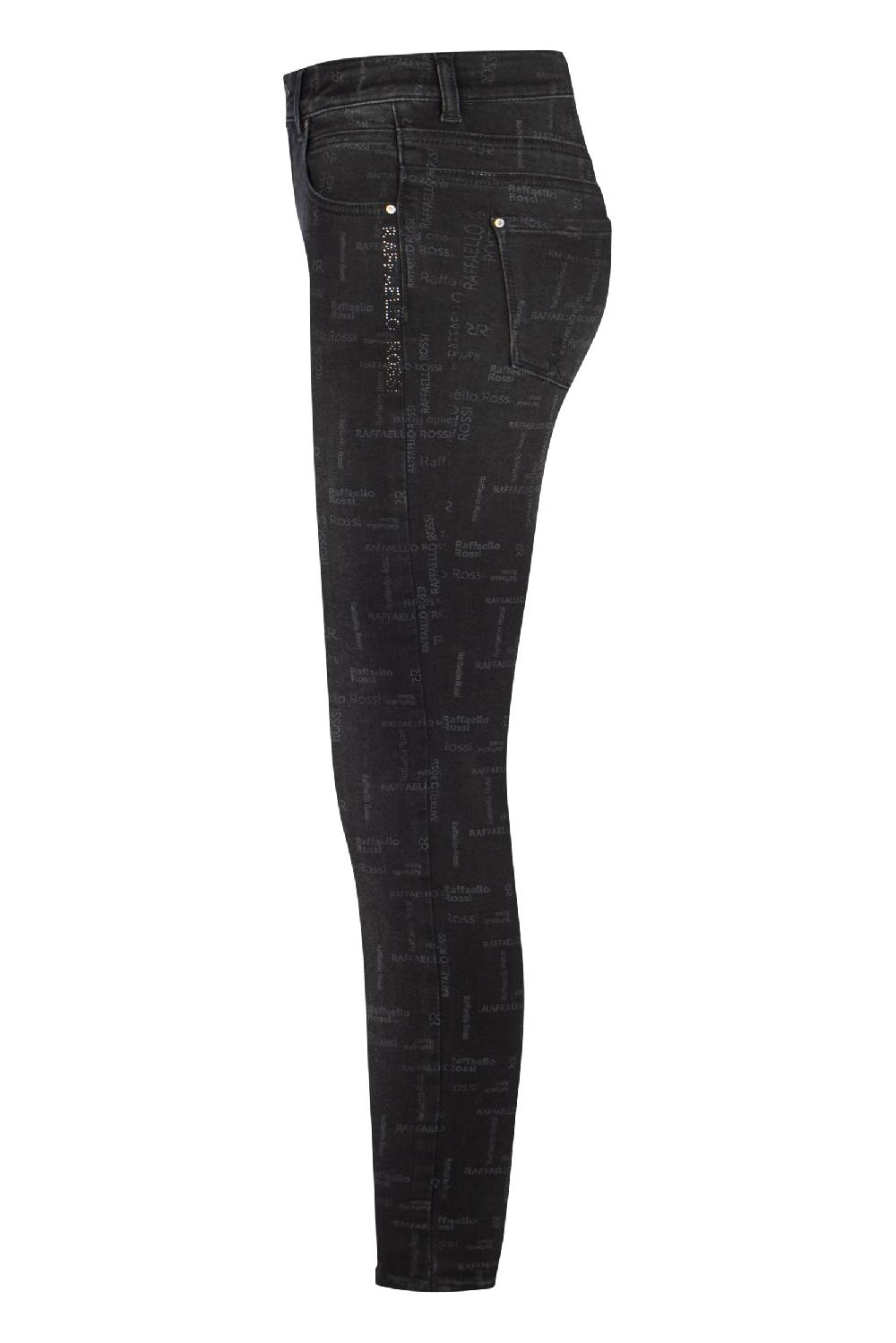 ﻿Raffaello Rossi 5-Pocket Skinny lang Mid Waist gemustert: AMAL L Blitzangebot
