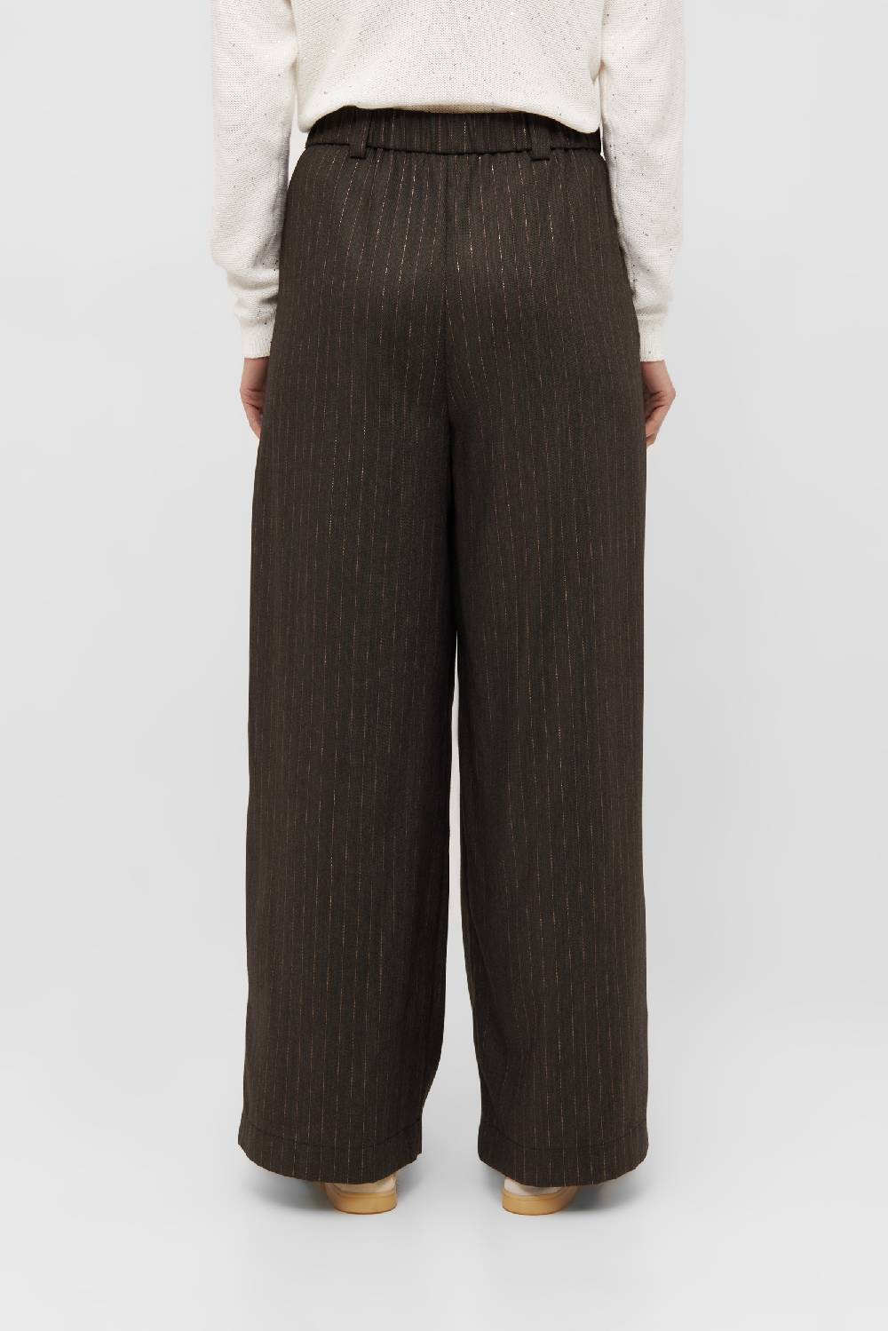 Raffaello Rossi Marlenehose Wide Leg lang High Waist gemustert: DOMINIQUE Räumungsverkauf