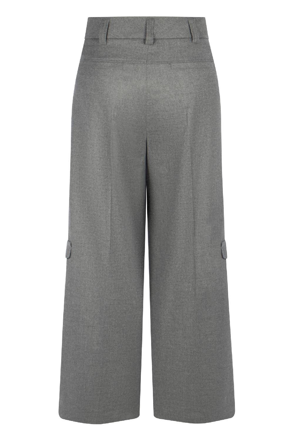 Raffaello Rossi Cargo Wide Leg lang High Waist grau: JASCHA Kostenlose Rückgabe