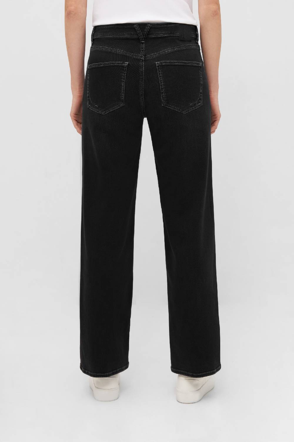 Raffaello Rossi Marlenehose Straight lang Mid Waist grau: KIRA B Letzte 3 Tage