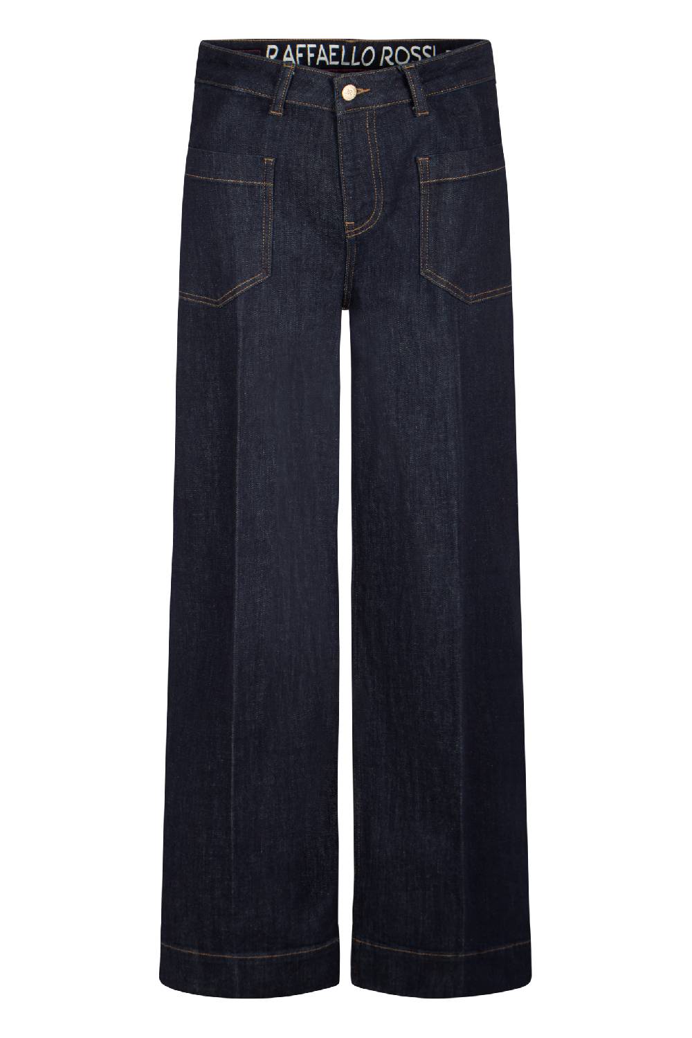 Raffaello Rossi 5-Pocket Wide Leg verkürzt -6/8 High Waist blau: MIRU Bis zu 60% Rabatt