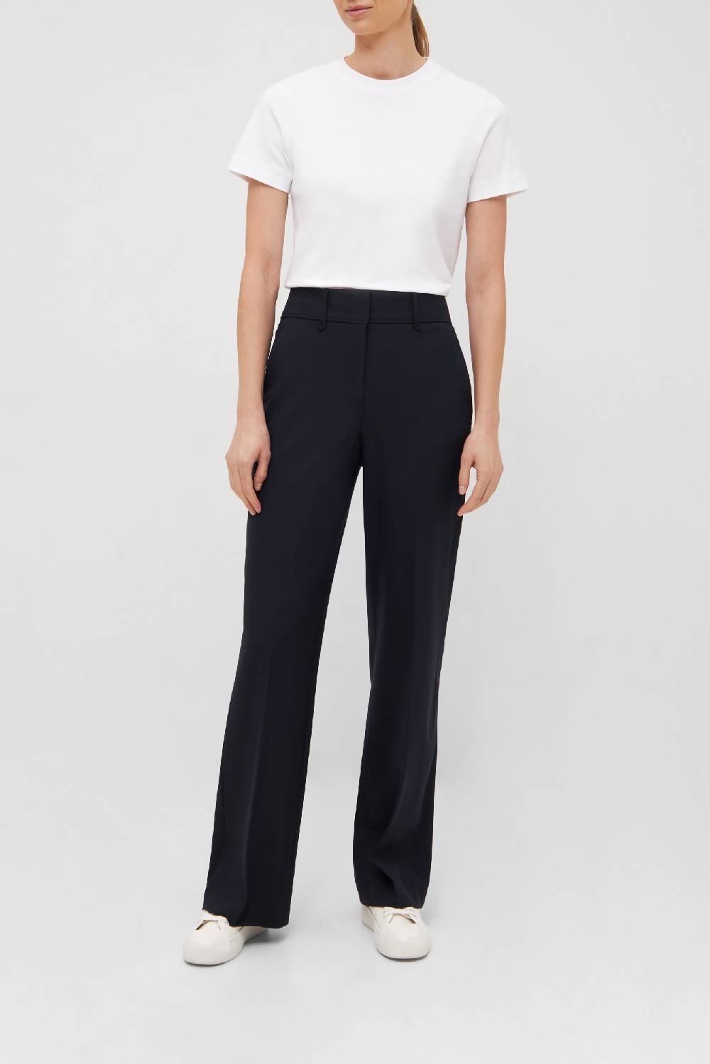 Raffaello Rossi Chino Wide Leg lang High Waist schwarz: GABINA Osterangebot