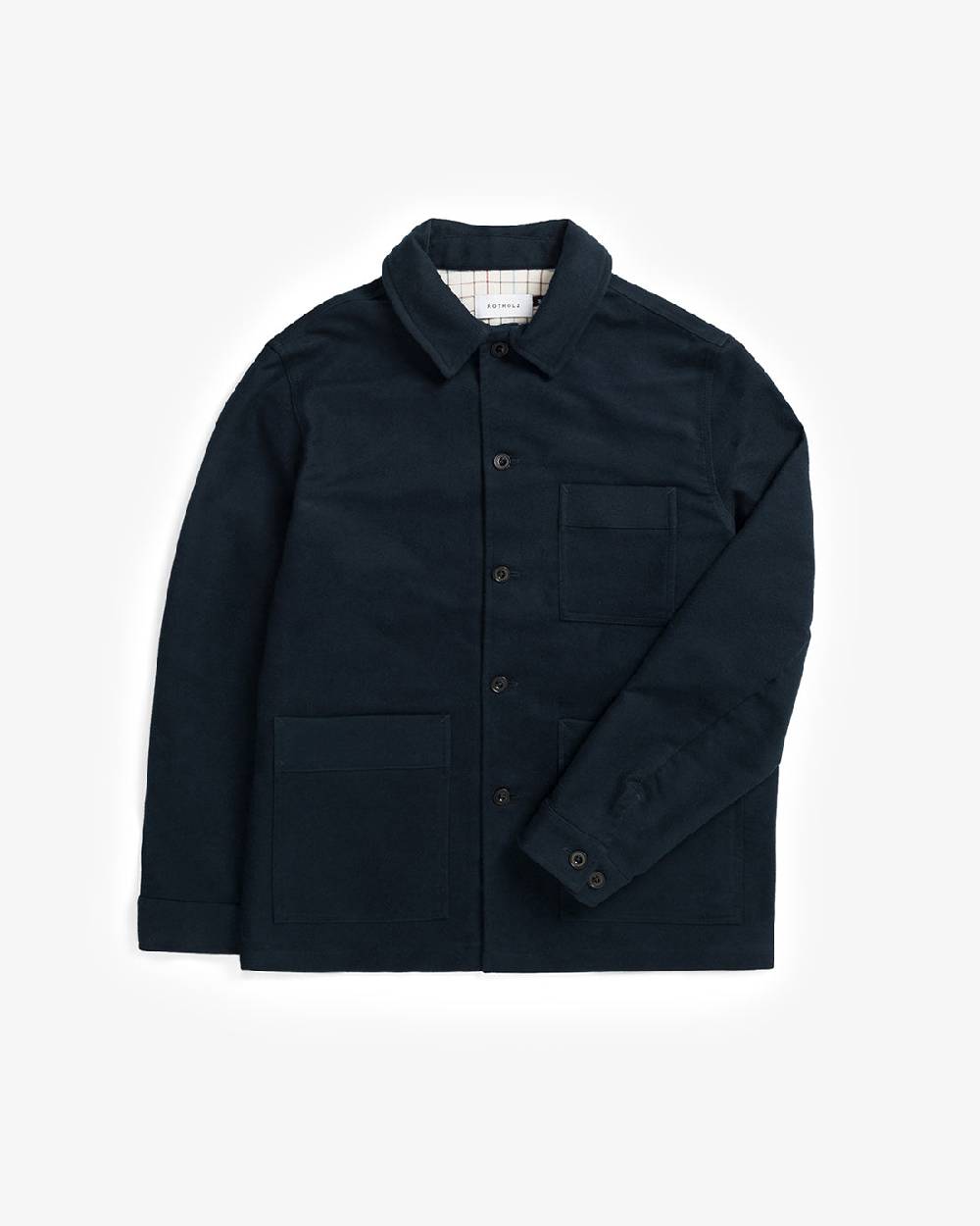 Rotholz Schwere Moleskin Jacke Bio Baumwolle - Blau Zeitbegrenzte Promotion