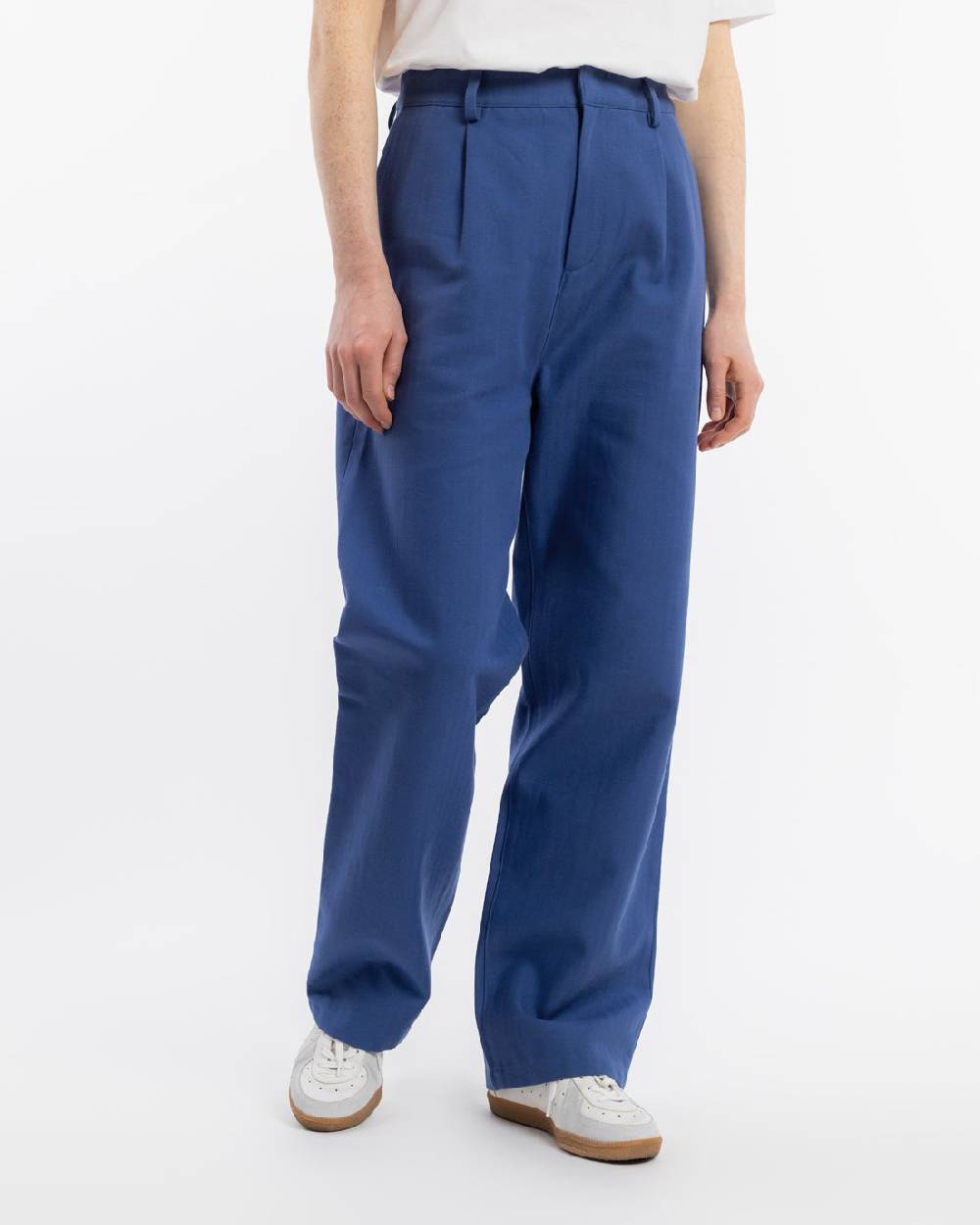 Rotholz High Waist Hose Bio-Baumwolle - Blau Auslauf
