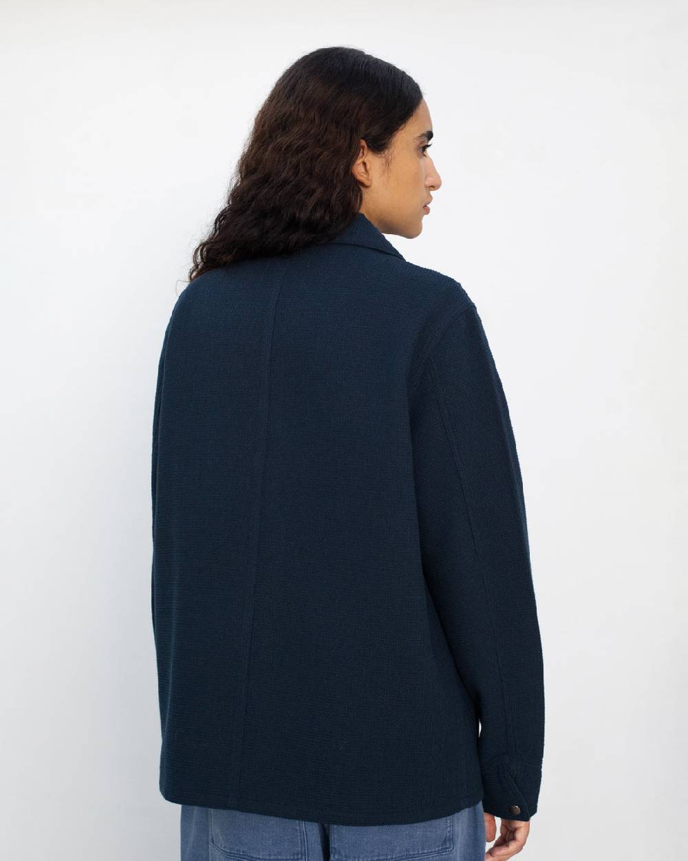 Rotholz Leichte Jacke Waffle Cotton - Blau Sonderangebot