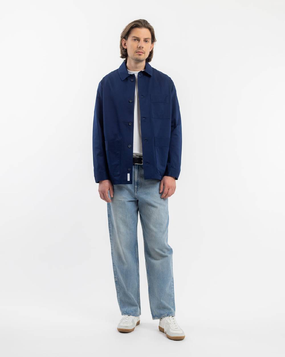 Rotholz Workwear Jacke Bio Twill - Blau Osterangebot