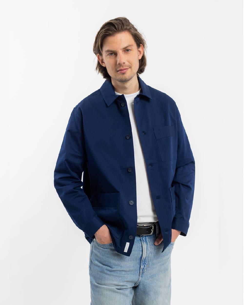 Rotholz Workwear Jacke Bio Twill - Blau Osterangebot