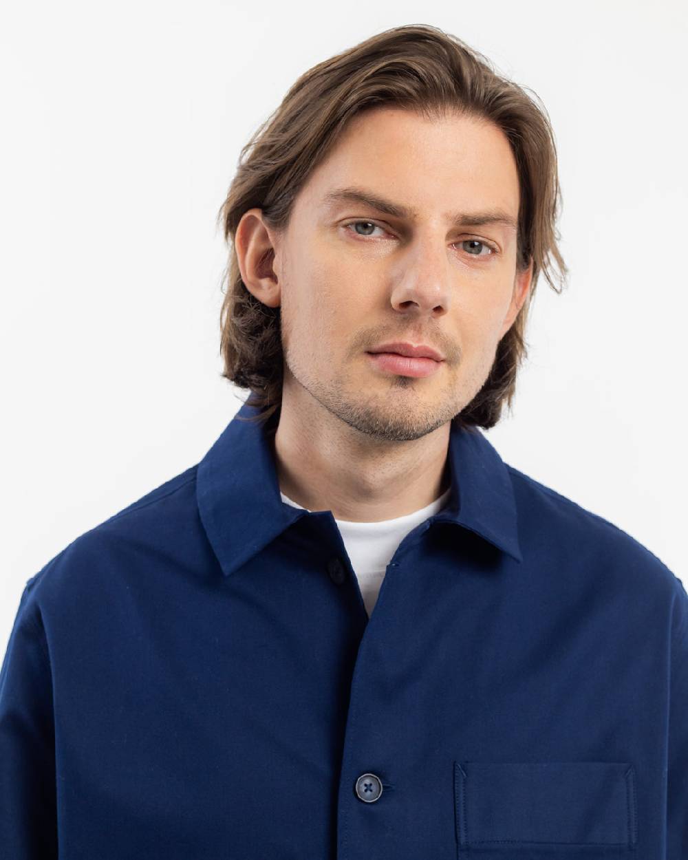 Rotholz Workwear Jacke Bio Twill - Blau Osterangebot