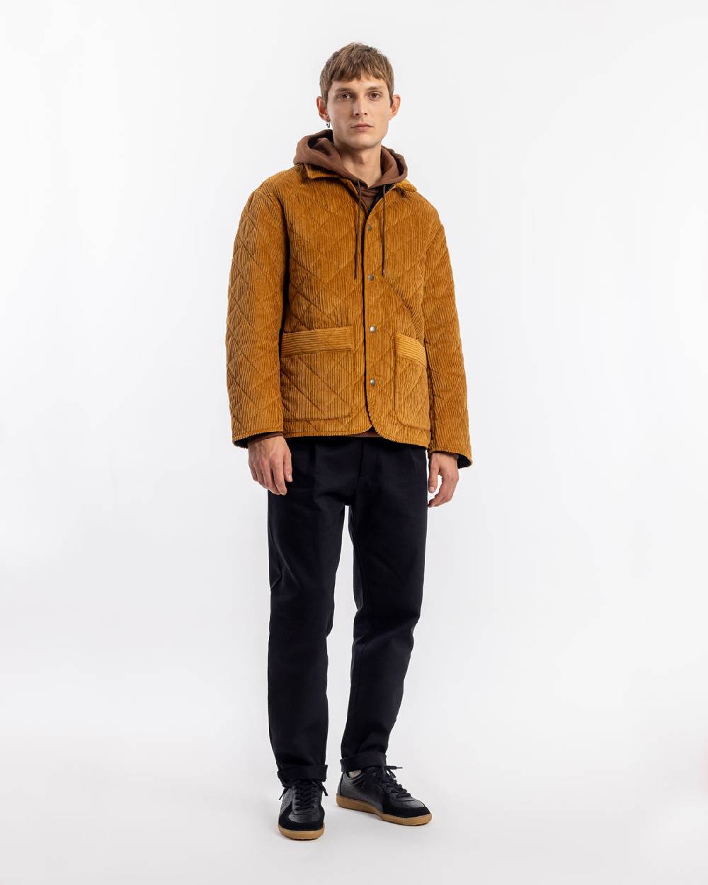 Rotholz Gesteppte Cord Jacke - Toffee Muttertagsangebot