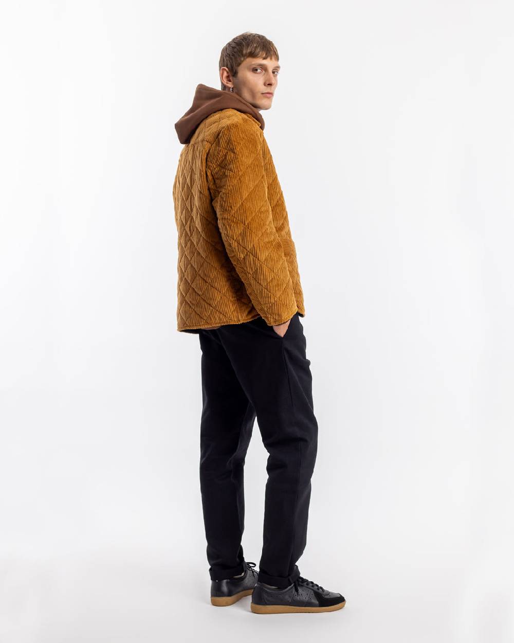 Rotholz Gesteppte Cord Jacke - Toffee Muttertagsangebot