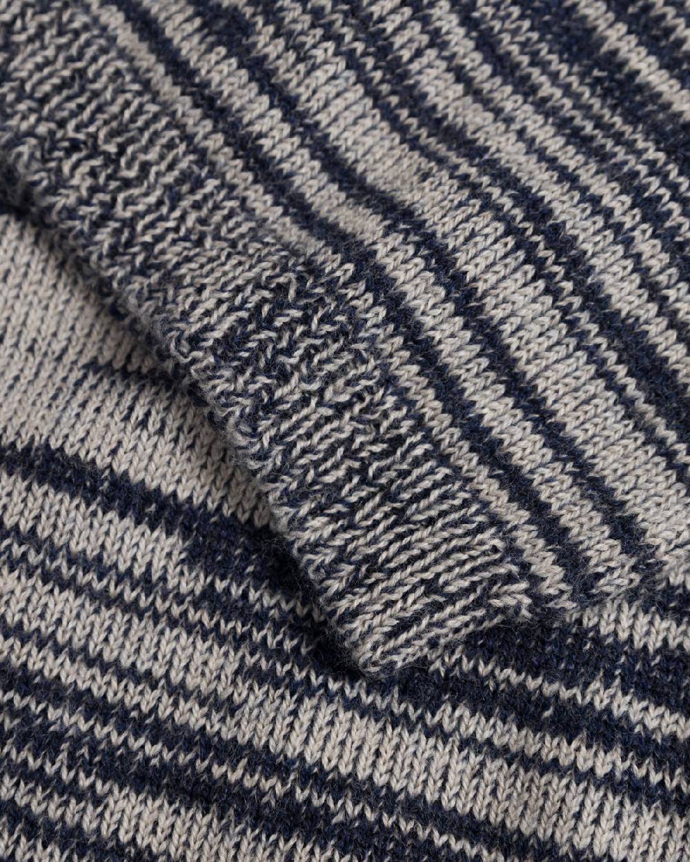 Rotholz Gestrickte Balaklava - Blau Gestreift Neuheiten