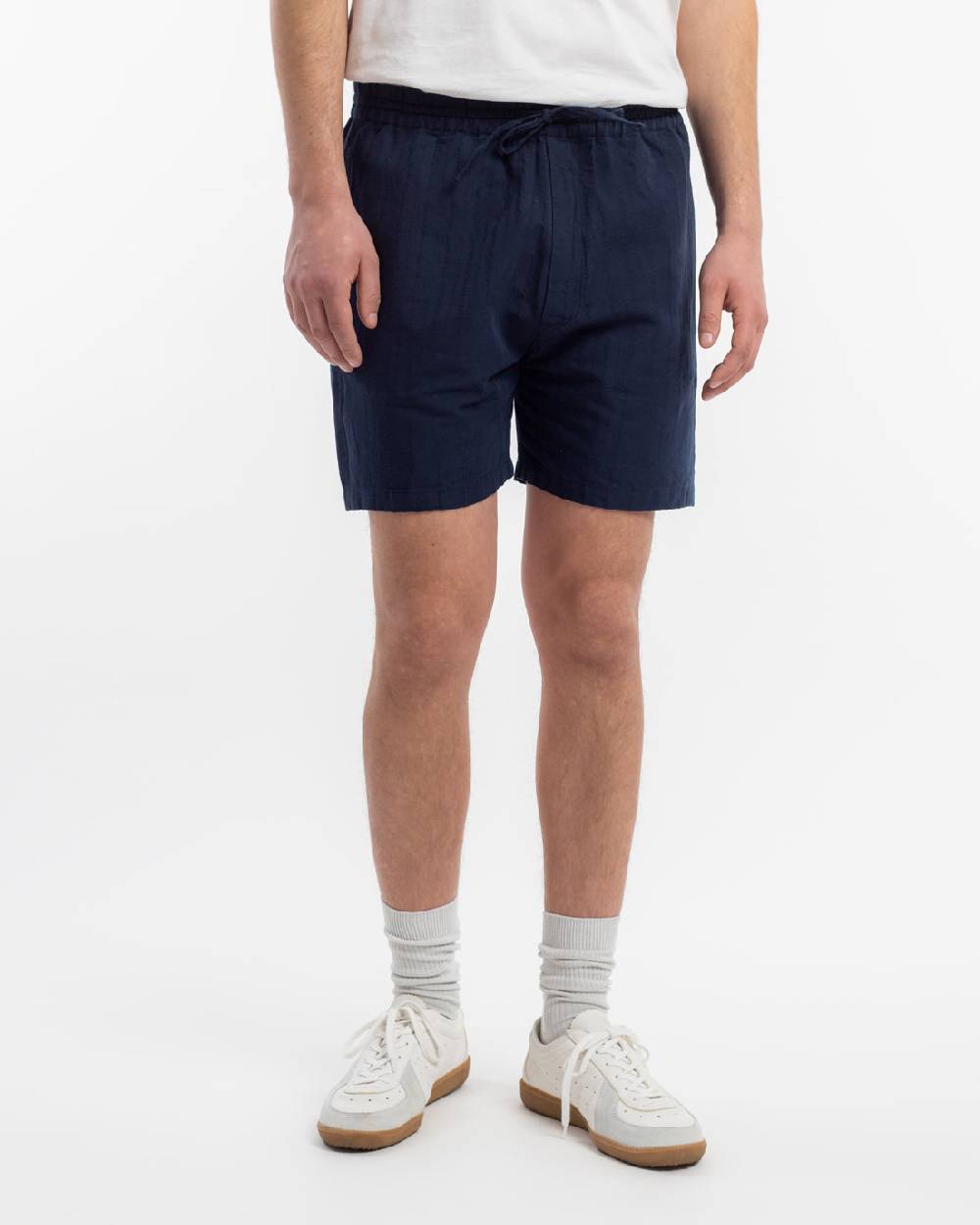 Rotholz Kurze Hose Leinen Mix - Dunkelblau Super Sparpreis