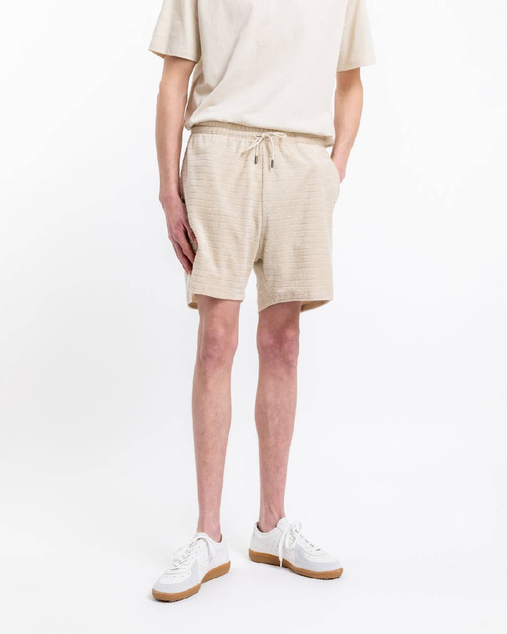 Rotholz Frottee Shorts aus Bio-Baumwolle Creme JETZT KAUFEN