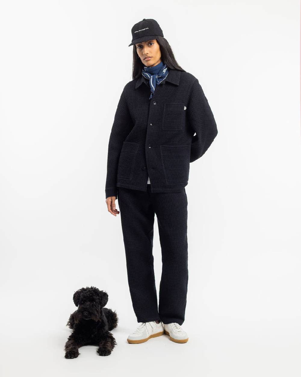 Rotholz Workwear Jacke Waffle Cotton - Schwarz Rabatte dieses Monats