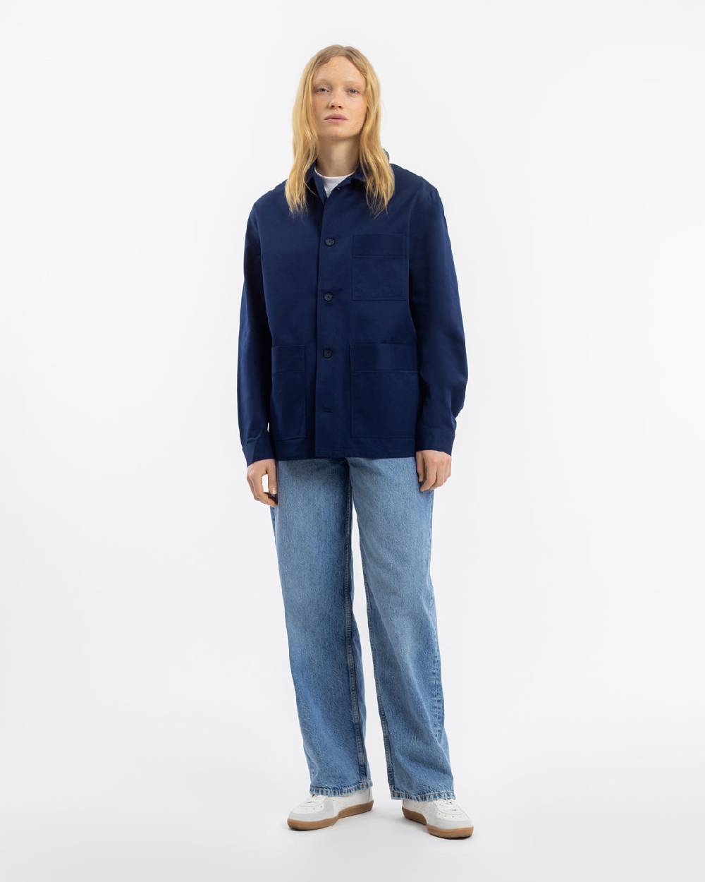 Rotholz Workwear Jacke Bio Twill - Blau 2025