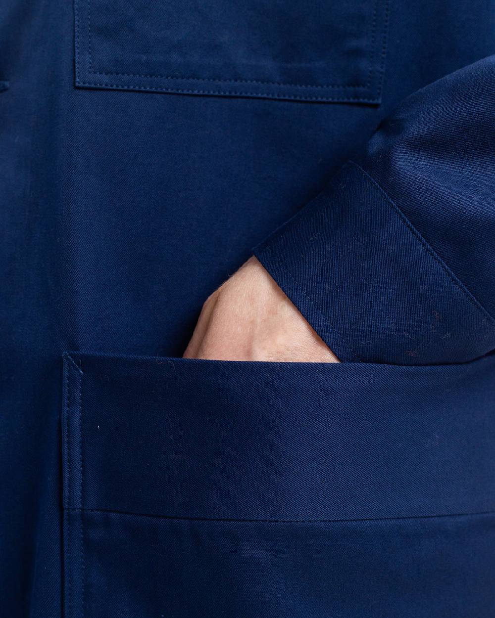 Rotholz Workwear Jacke Bio Twill - Blau 2025