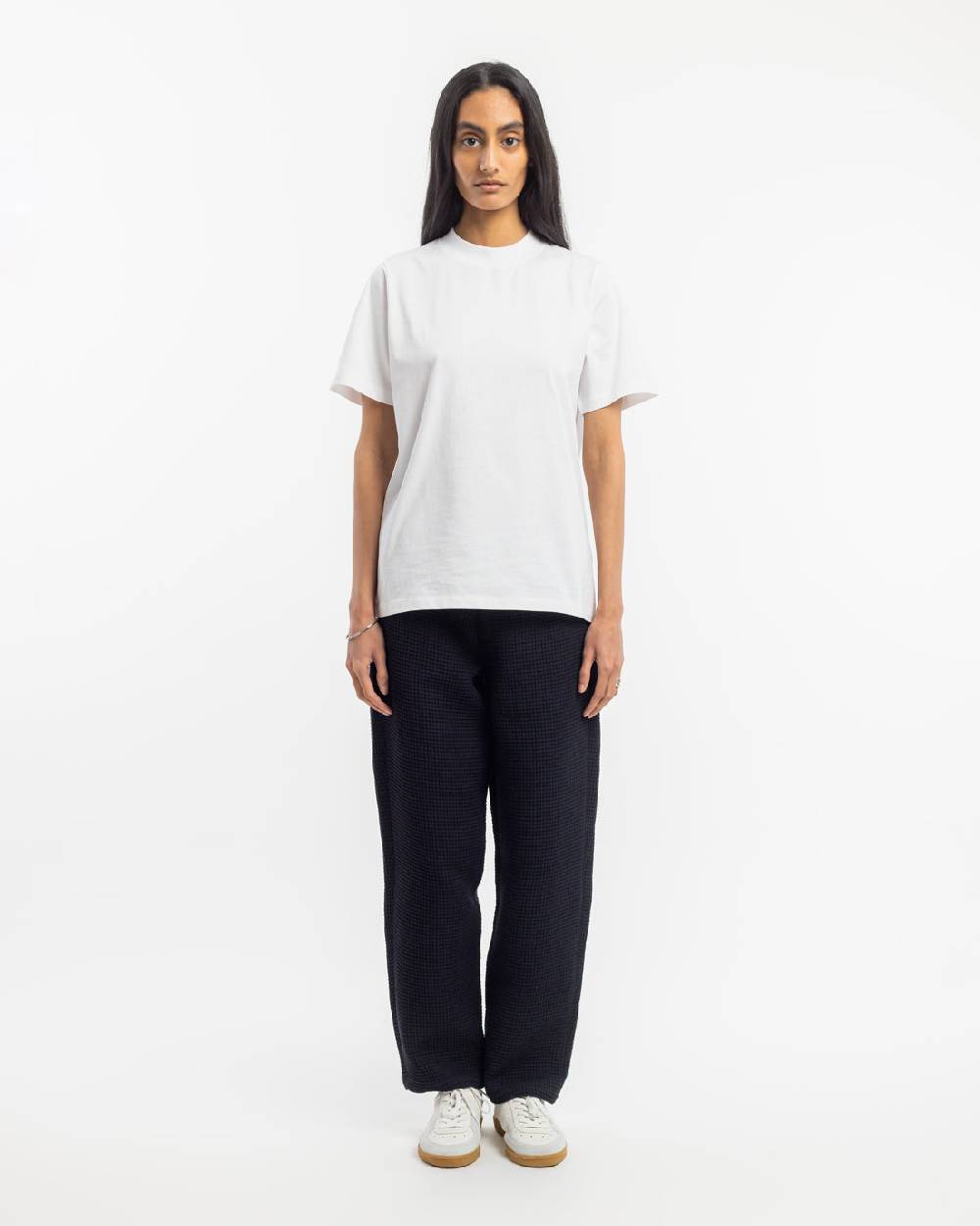 Rotholz Weite Hose Waffle Cotton - Schwarz Blitzverkäufe