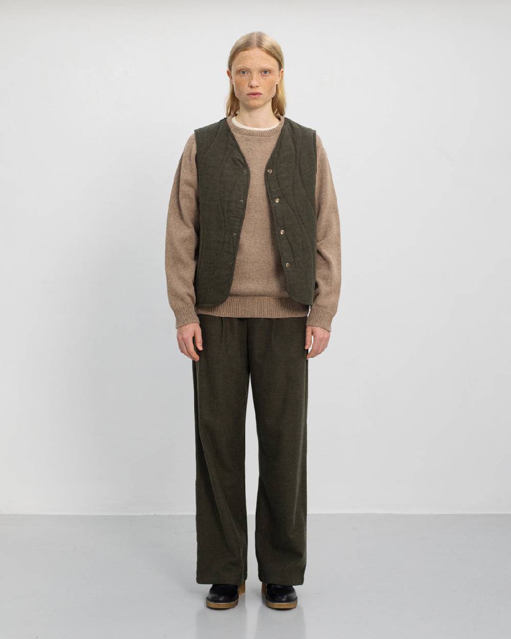 Rotholz Smiley Strickpullover Recycelte Wolle - Beige Rabatt