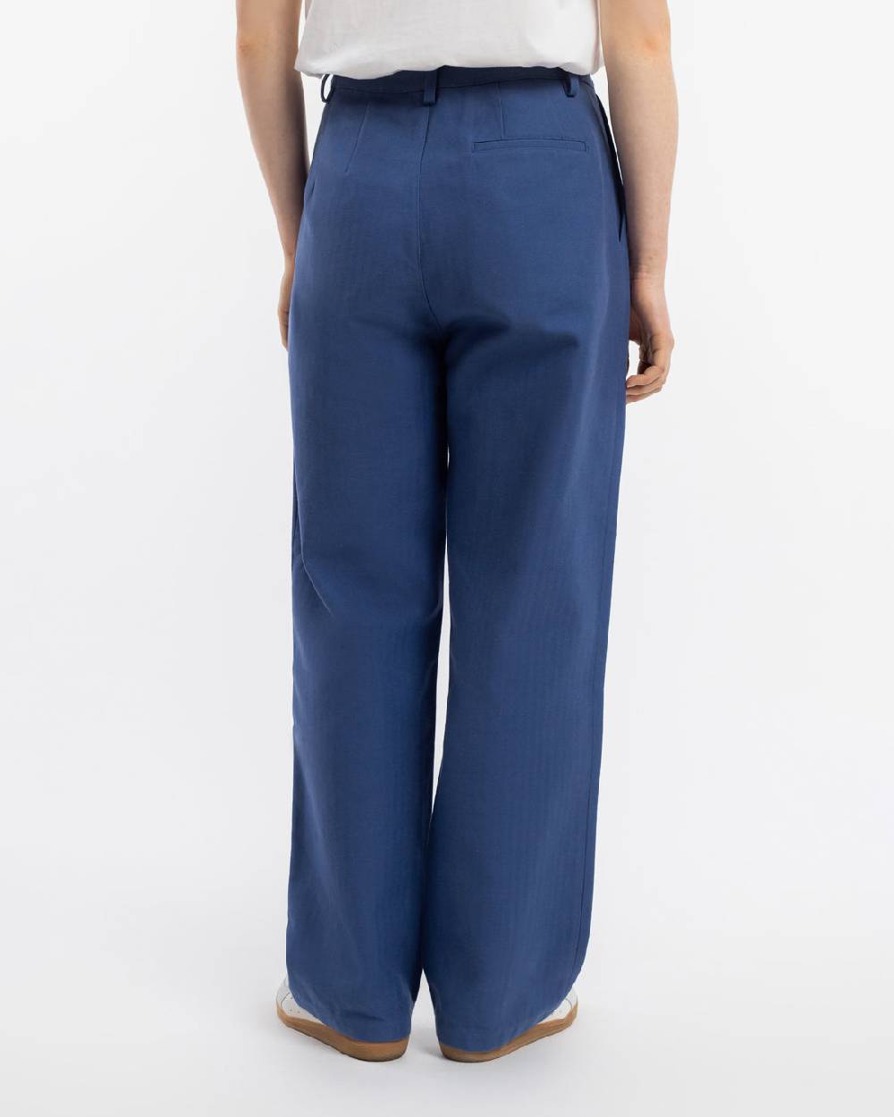 Rotholz High Waist Hose Bio-Baumwolle - Blau 50% Rabatt mit kostenlosem Versand