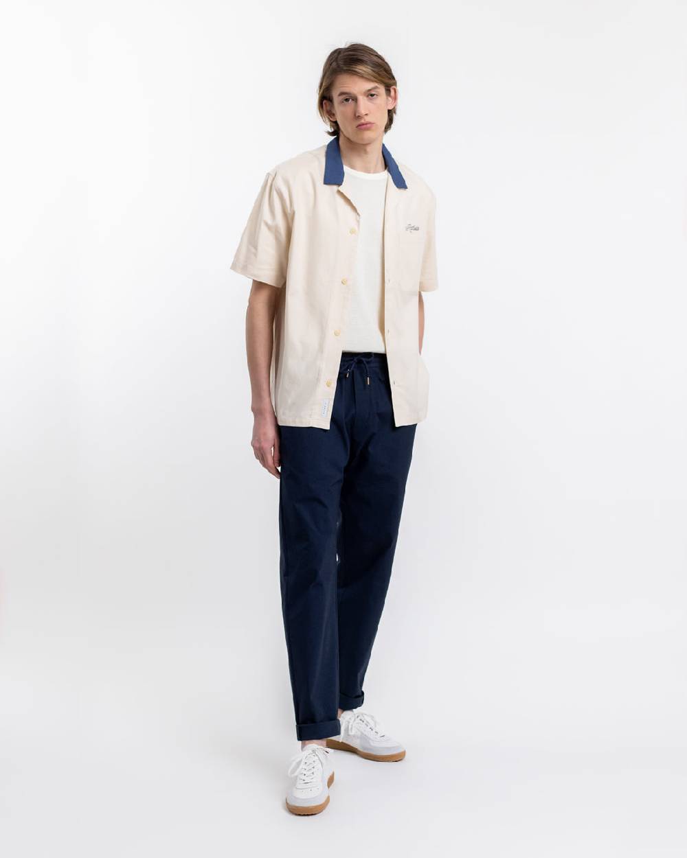 Rotholz Bowling Hemd mit Kontrastkragen Off-White Hotsell