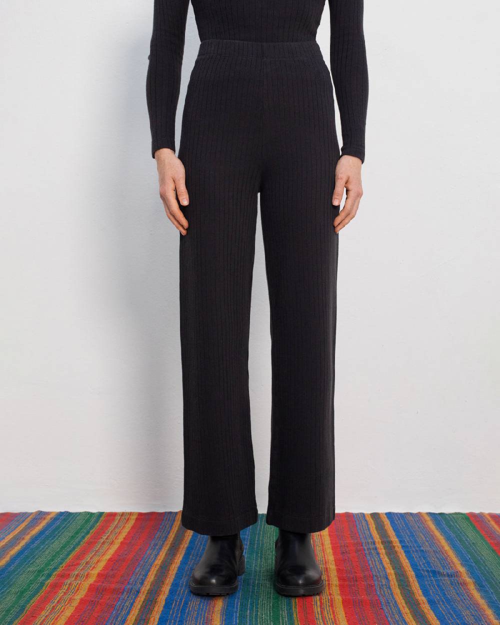 Rotholz Schwere Gerippte Hose Bio Baumwolle - Schwarz Flash Sale
