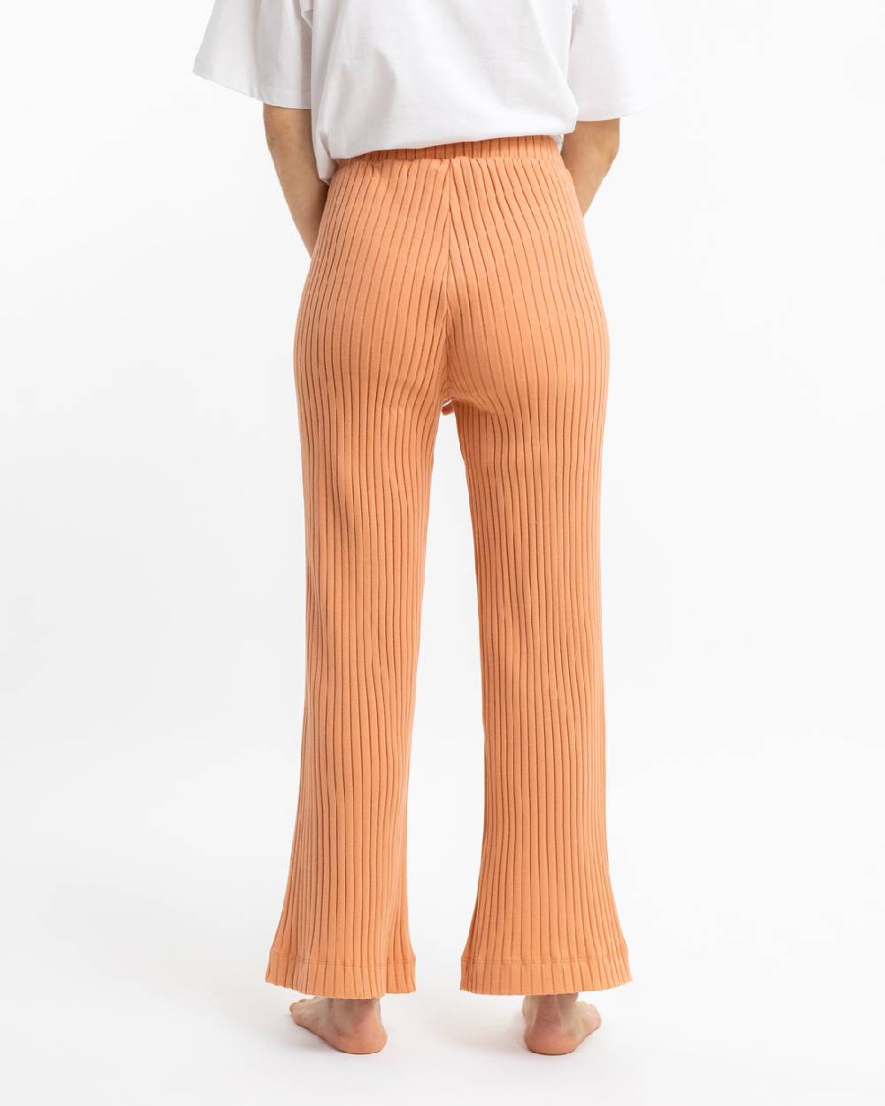 Rotholz Gerippte Hose aus Bio-Baumwolle Apricot Osterangebot