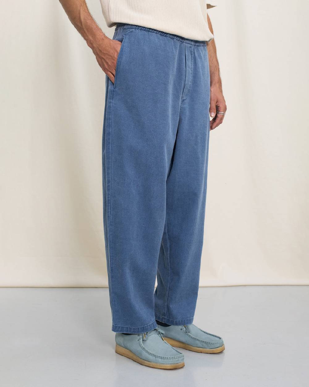 Rotholz Denim Hose Recycelte Baumwolle - Blau Auslauf