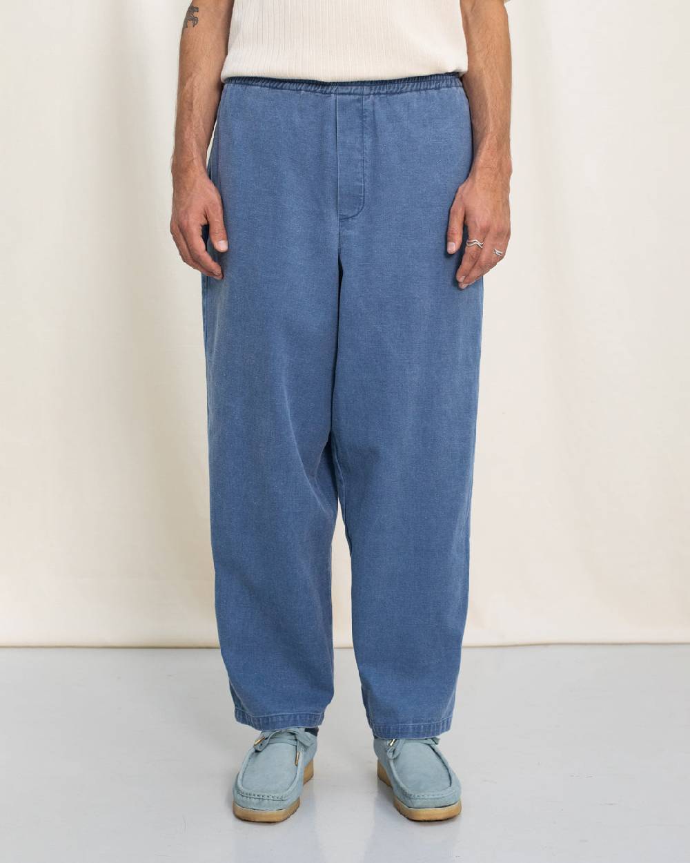Rotholz Denim Hose Recycelte Baumwolle - Blau Auslauf