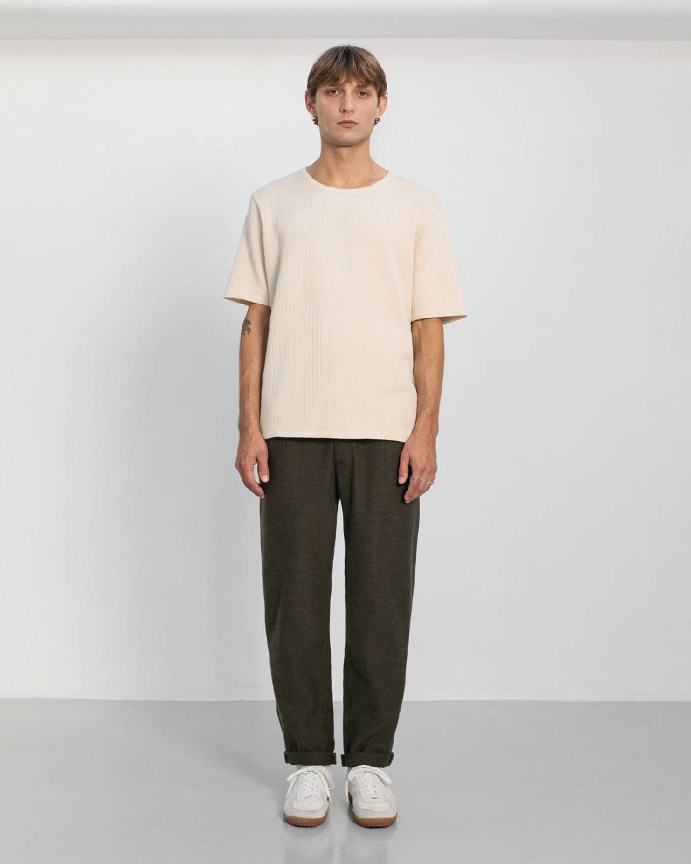 Rotholz Everyday Flanell Hose Bio Baumwolle - Grün Saisonschlussverkauf