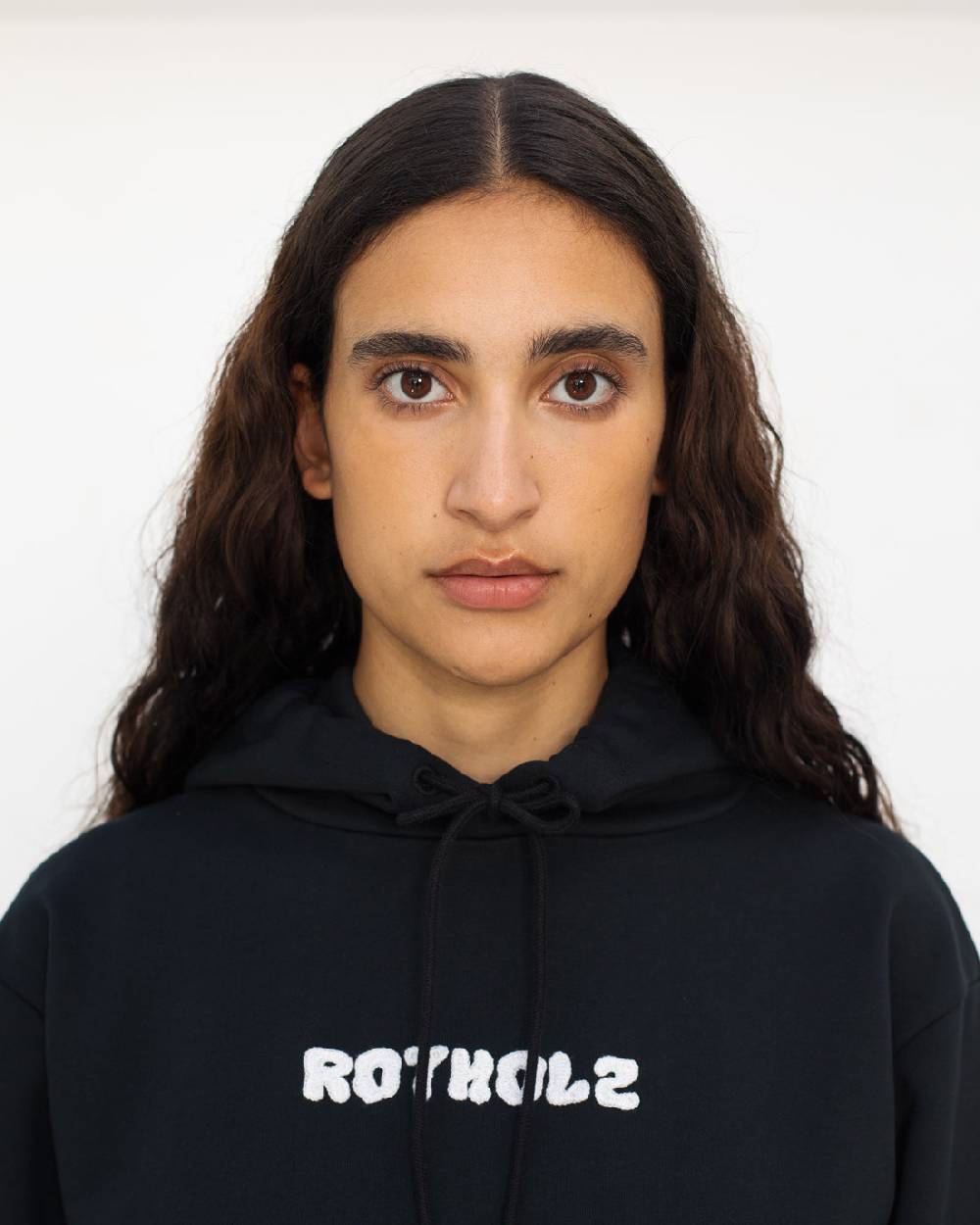 Rotholz Logo Hoodie Bio Baumwolle - Schwarz Muttertagsangebot