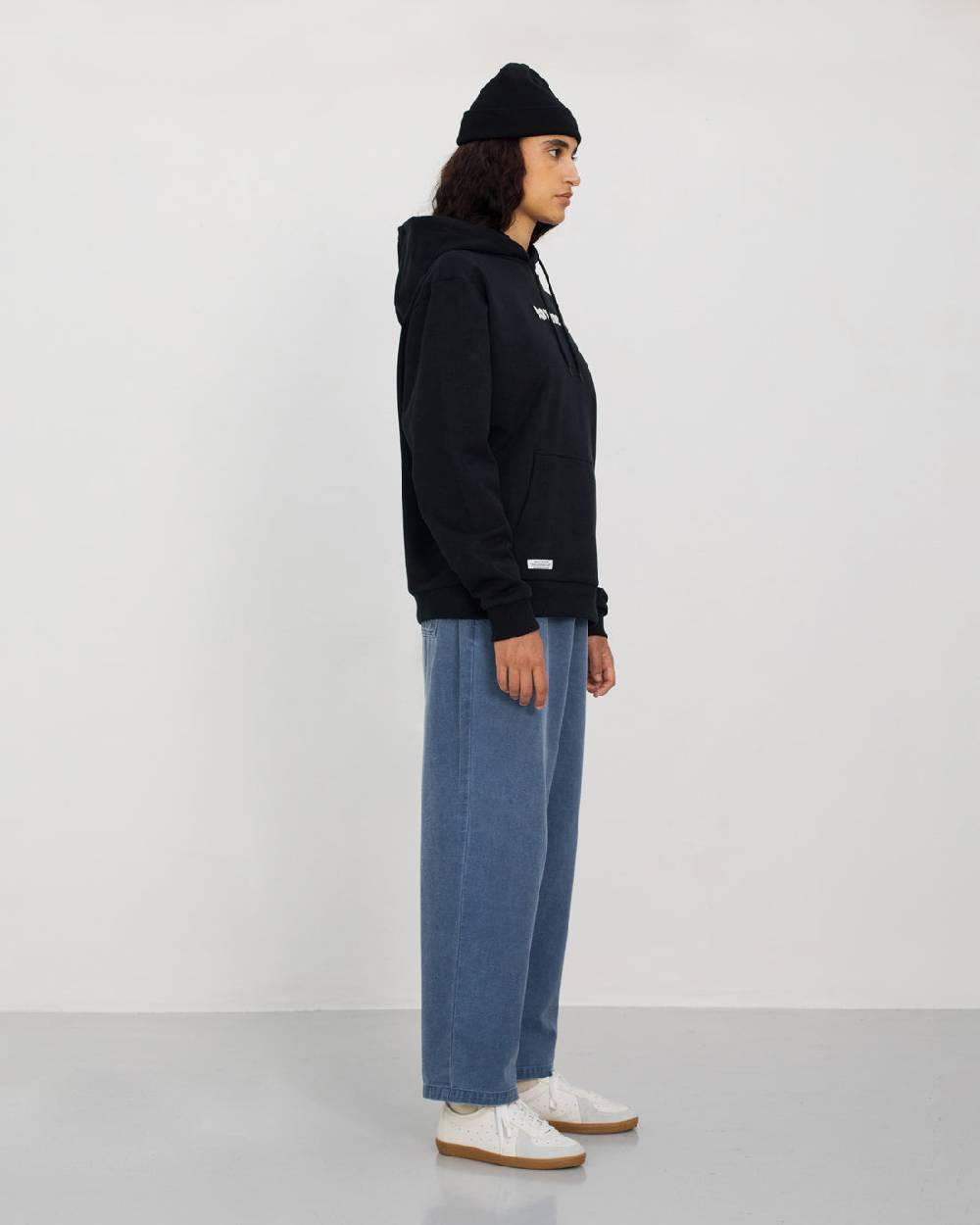 Rotholz Logo Hoodie Bio Baumwolle - Schwarz Muttertagsangebot