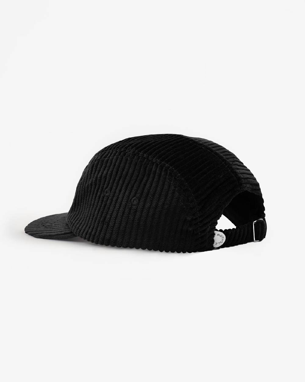 Rotholz Cord 5-Panel Bio Baumwolle - Schwarz Letzte 3 Tage