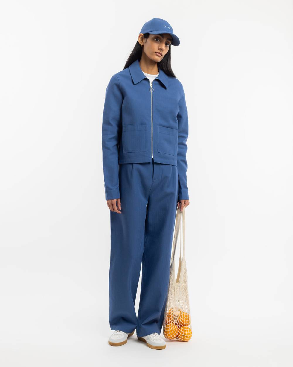 Rotholz Kurze Jacke Bio Baumwolle - Blau Bis zu 60% Rabatt