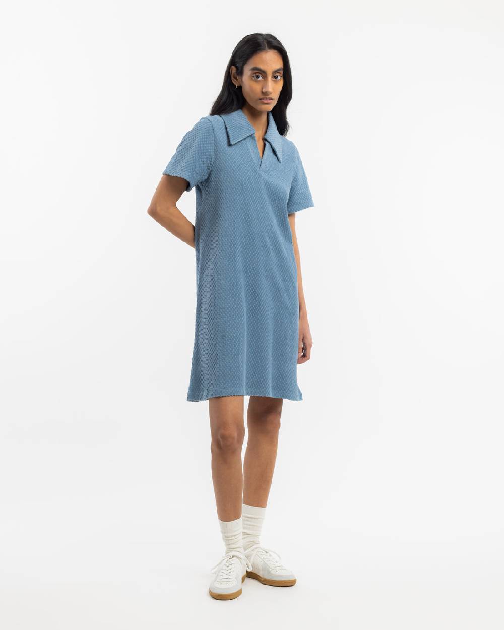 Rotholz Frottee Kleid Bio Baumwolle - Hellblau 50% Rabatt für begrenzte Zeit