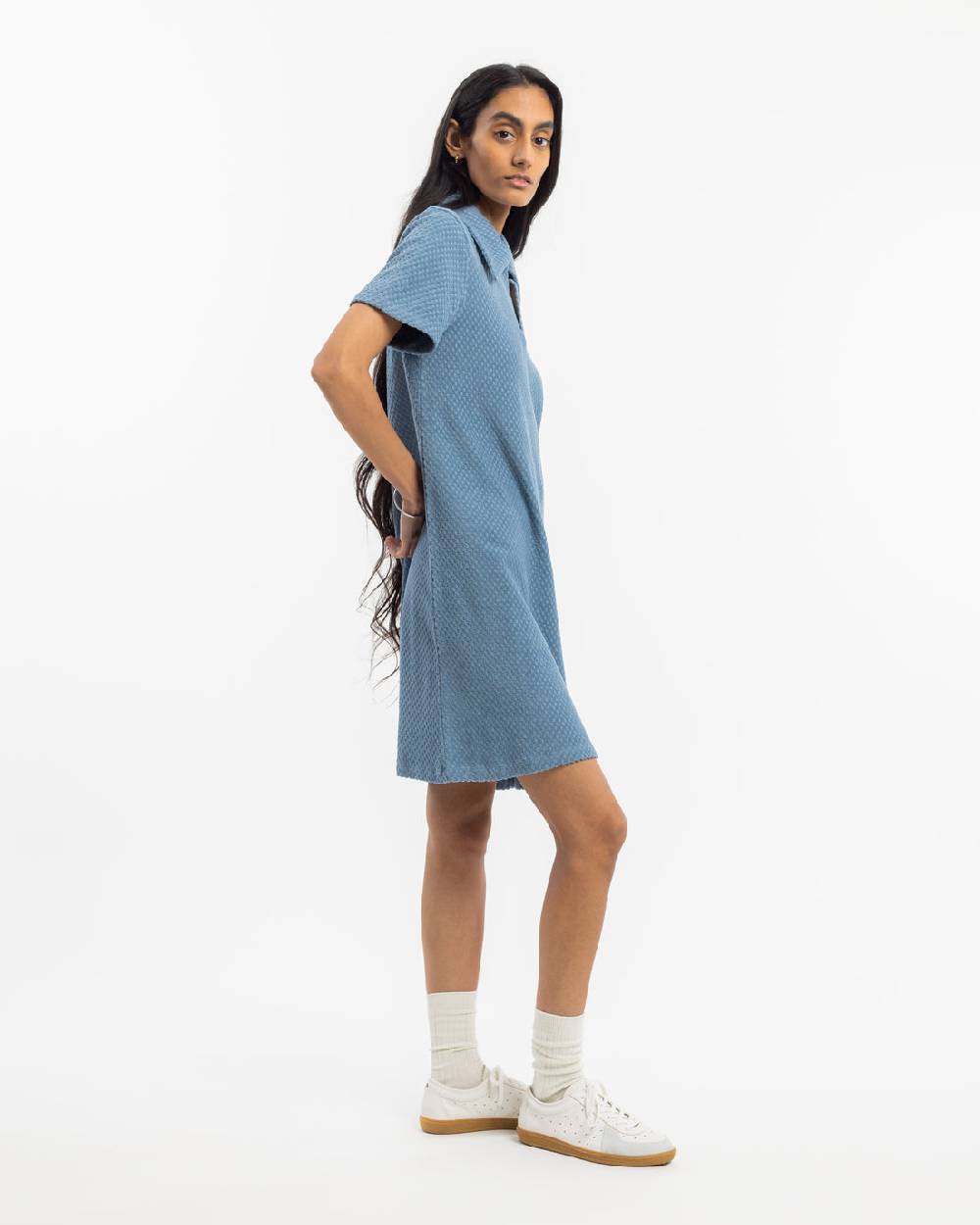 Rotholz Frottee Kleid Bio Baumwolle - Hellblau 50% Rabatt für begrenzte Zeit