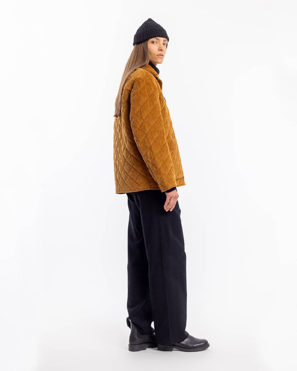 Rotholz Gesteppte Cord Jacke - Toffee Fabrikpreis