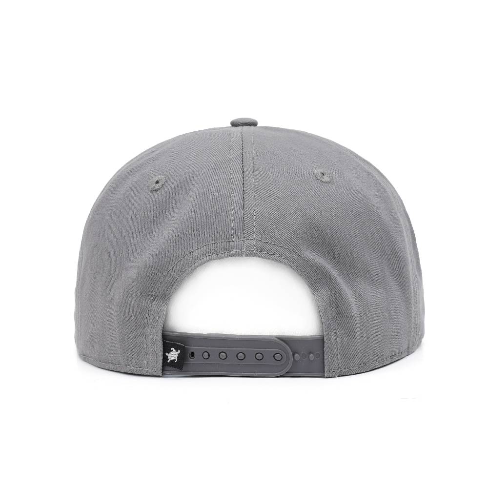 Smith & Miller Lambert Unisex Flat Snapback Cap, charcoal Letzte 2 Tage