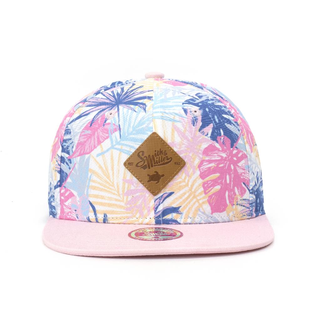 Smith & Miller Linares Women Snapback Cap, rosa Im Verkauf