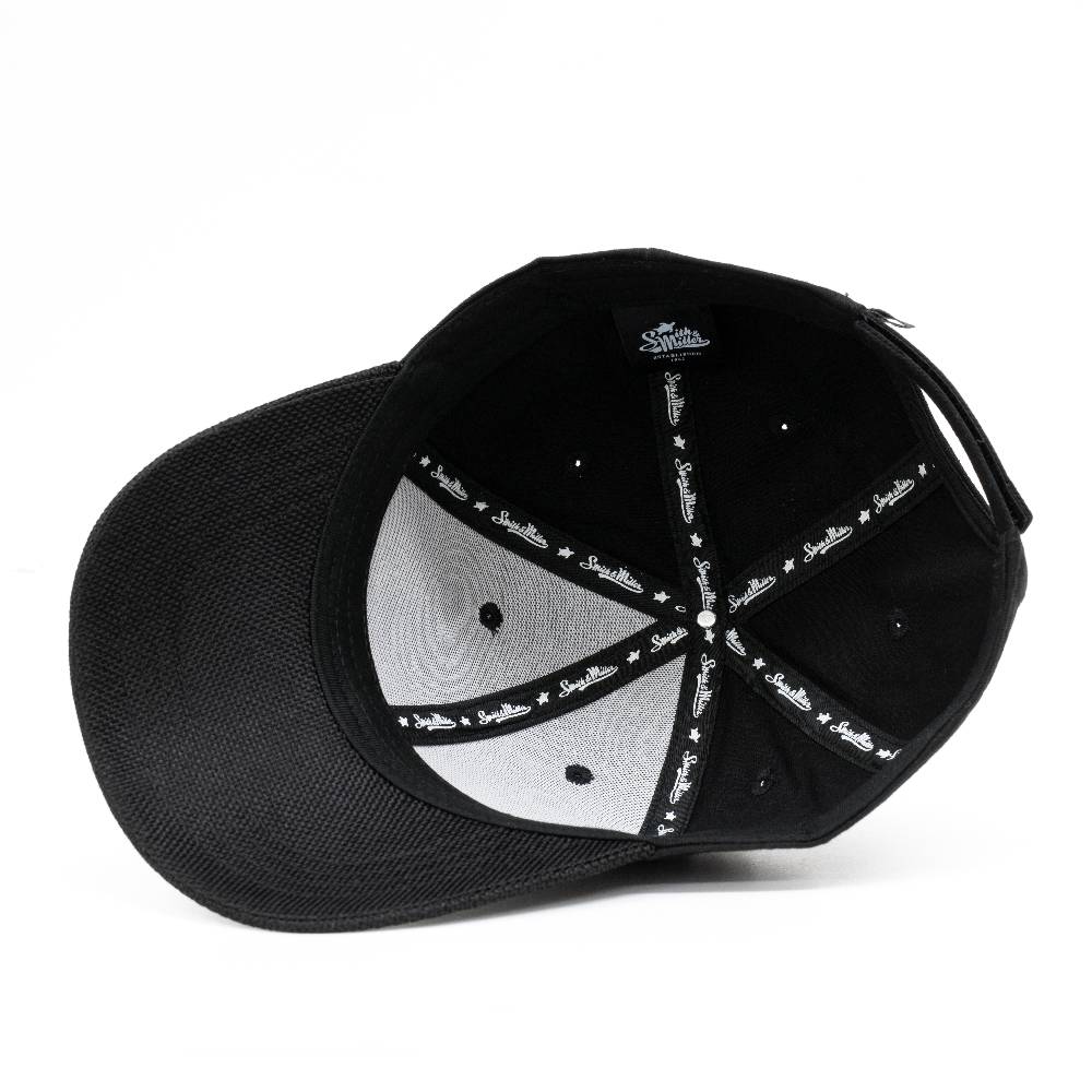 Smith & Miller Olimar Unisex Curved Cap, black Meist gekauft