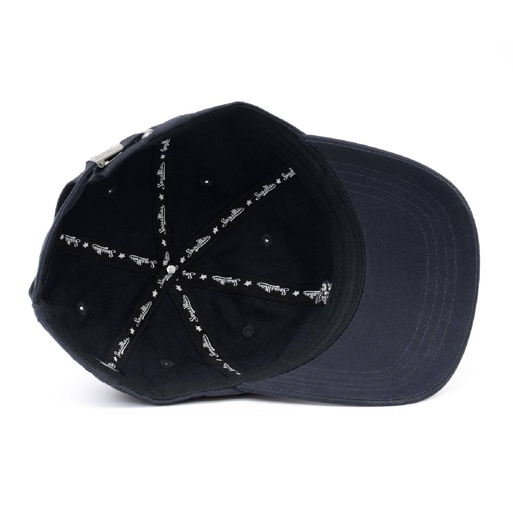 Smith & Miller Ventura Unisex Unstructured Cap, black Fabrik Onlineshop
