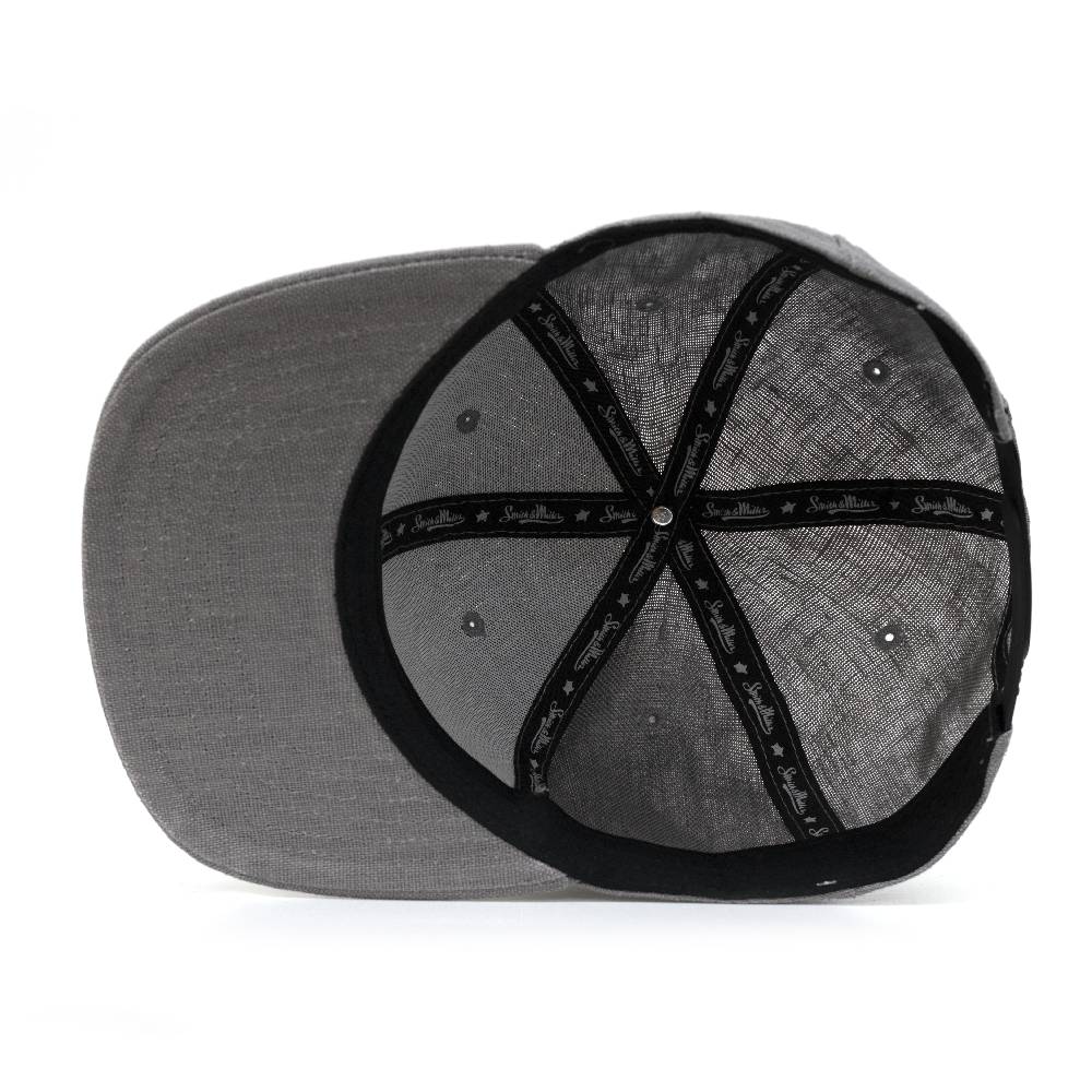 Smith & Miller Delano Unisex Snapback Cap, grey Online Shopping