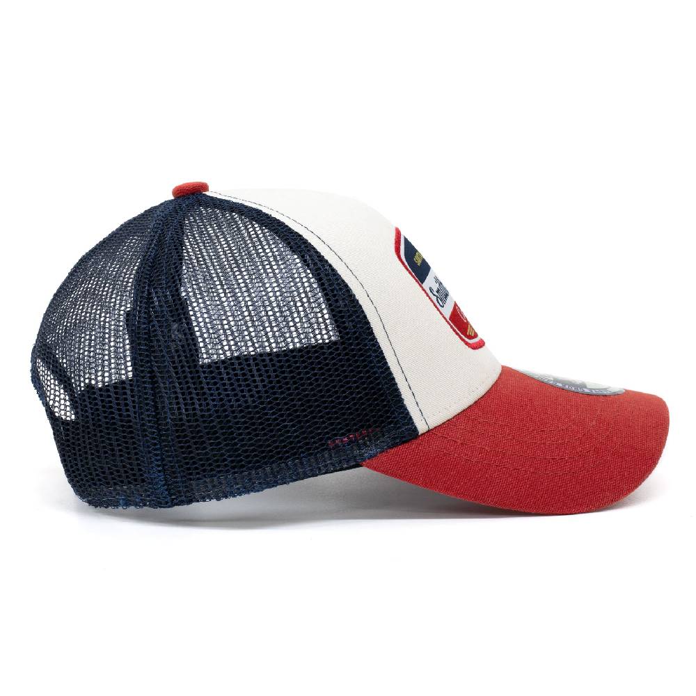 Smith & Miller Vicent Unisex Trucker Cap, antique red - stone Letzter Tag
