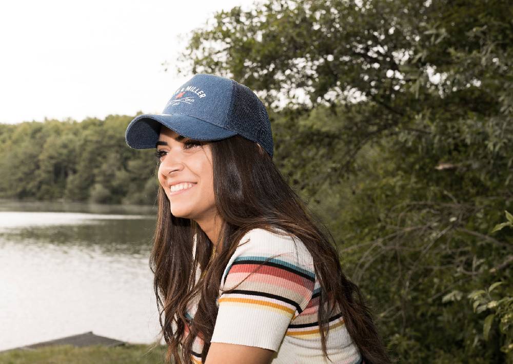 Smith & Miller Dawes Unisex Trucker Cap, denim - navy Nur für heute