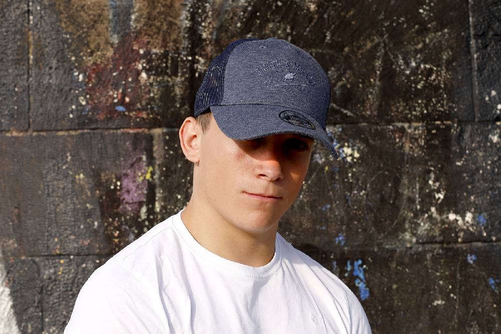 Smith & Miller Pico Rivera Unisex Trucker Cap, heather navy Discount Store für neue Produkte