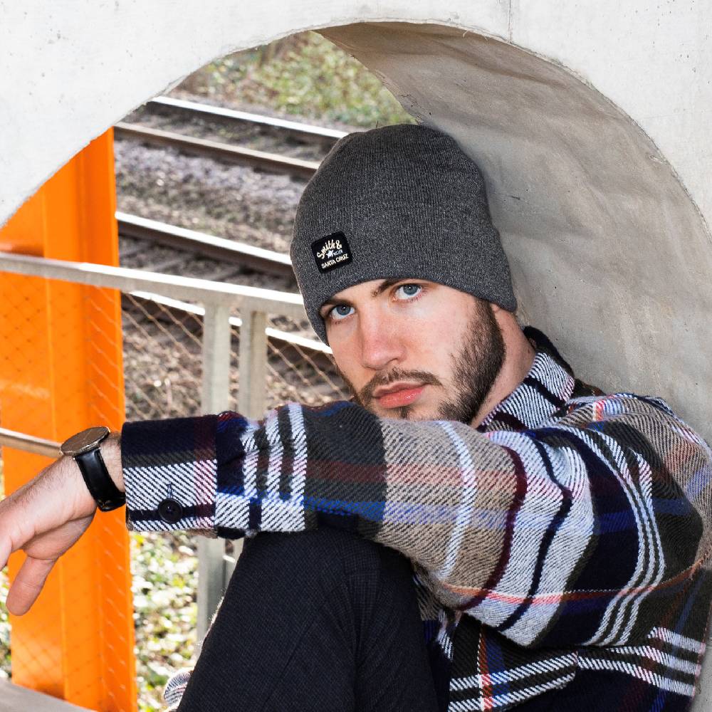 Smith & Miller Iduna Beanie, grey/black 50% Rabatt mit kostenlosem Versand